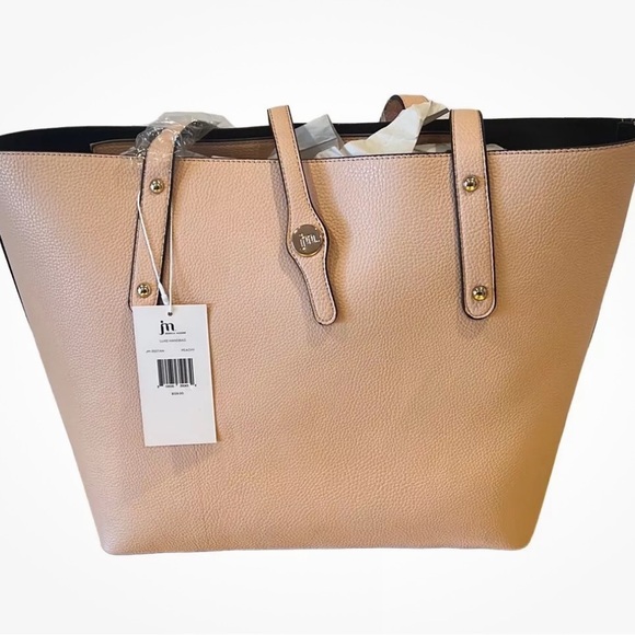jessica moore Handbags - New Jessica Moore Peach Luxe Handbag Tote Purse